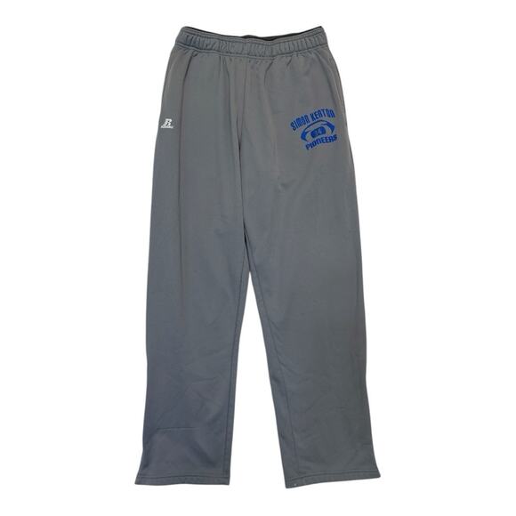 Russell Athletic Track Pants polyester gray pockets joggers Boys Size Medium - Picture 7 of 7